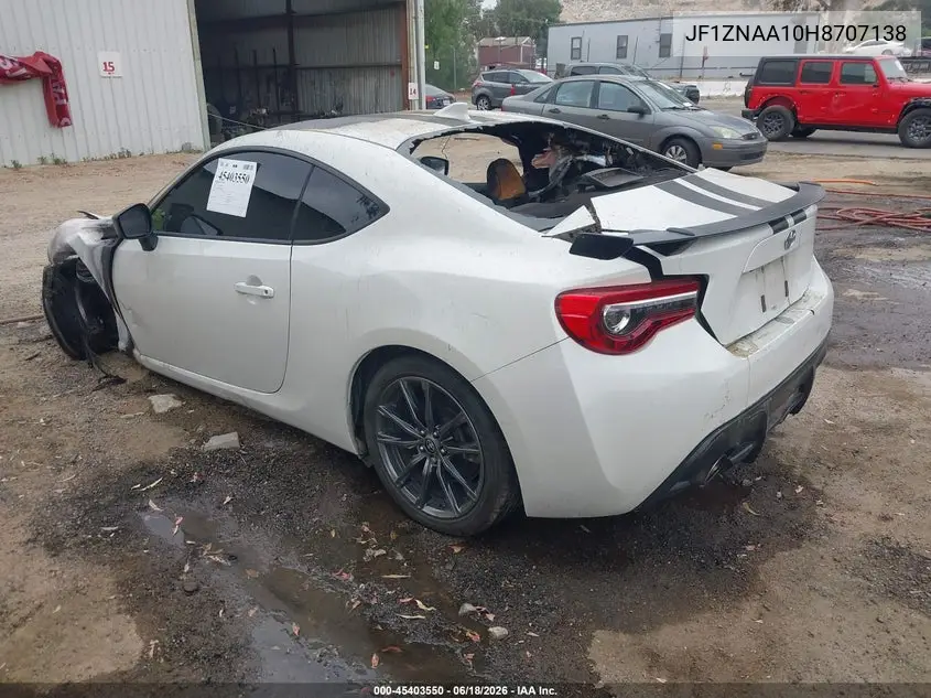 2017 Toyota 86 860 Special Edition VIN: JF1ZNAA10H8707138 Lot: 45403550