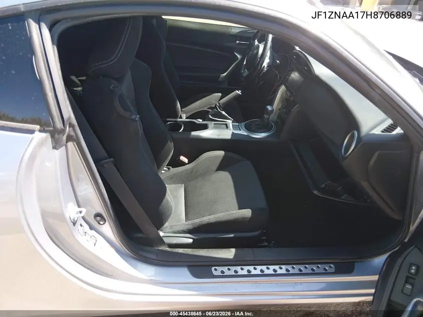 2017 Toyota 86 VIN: JF1ZNAA17H8706889 Lot: 45438645
