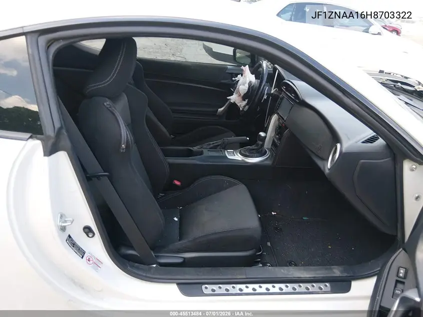 2017 Toyota 86 VIN: JF1ZNAA16H8703322 Lot: 45513484