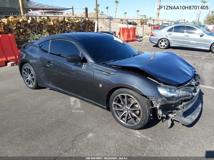 2017 Toyota 86 VIN: JF1ZNAA10H8701405 Lot: 45519891