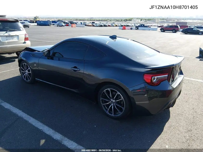 2017 Toyota 86 VIN: JF1ZNAA10H8701405 Lot: 45519891