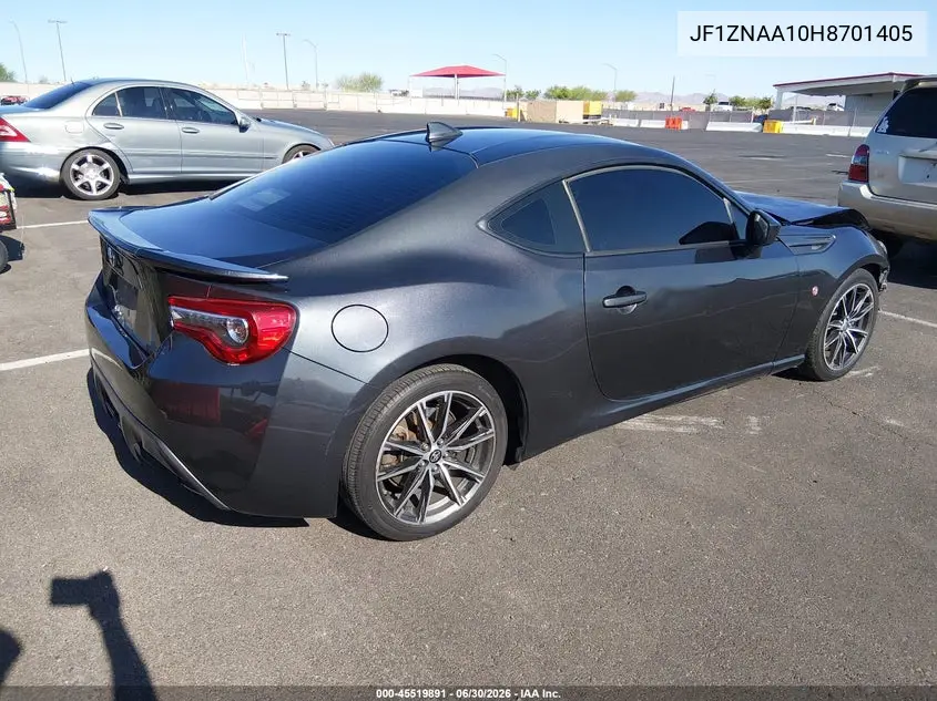 2017 Toyota 86 VIN: JF1ZNAA10H8701405 Lot: 45519891