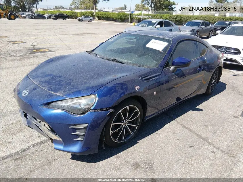 2017 Toyota 86 VIN: JF1ZNAA18H8703516 Lot: 45547323