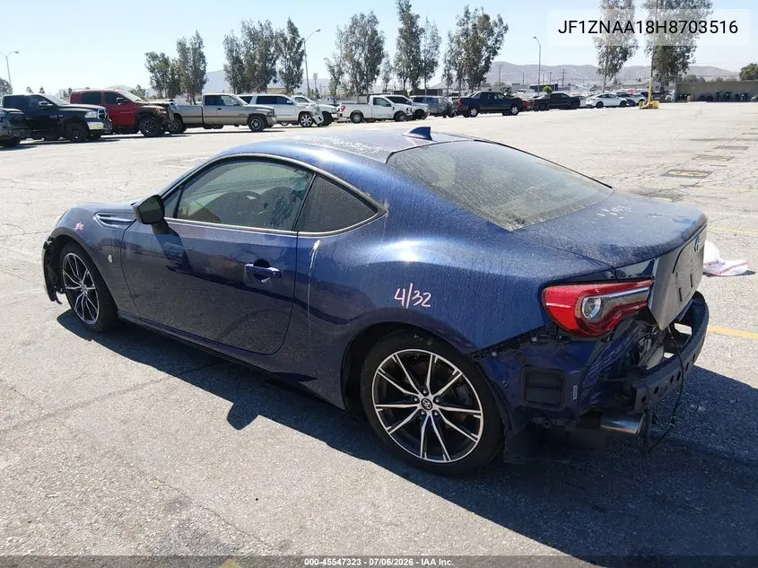 2017 Toyota 86 VIN: JF1ZNAA18H8703516 Lot: 45547323