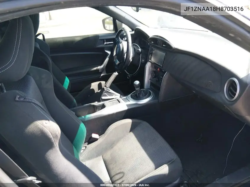 2017 Toyota 86 VIN: JF1ZNAA18H8703516 Lot: 45547323