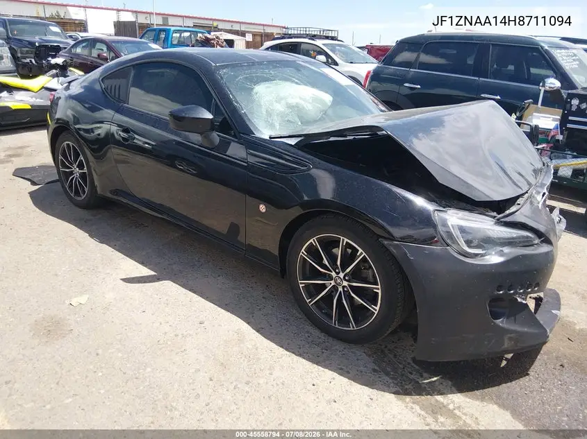 2017 Toyota 86 VIN: JF1ZNAA14H8711094 Lot: 45558794