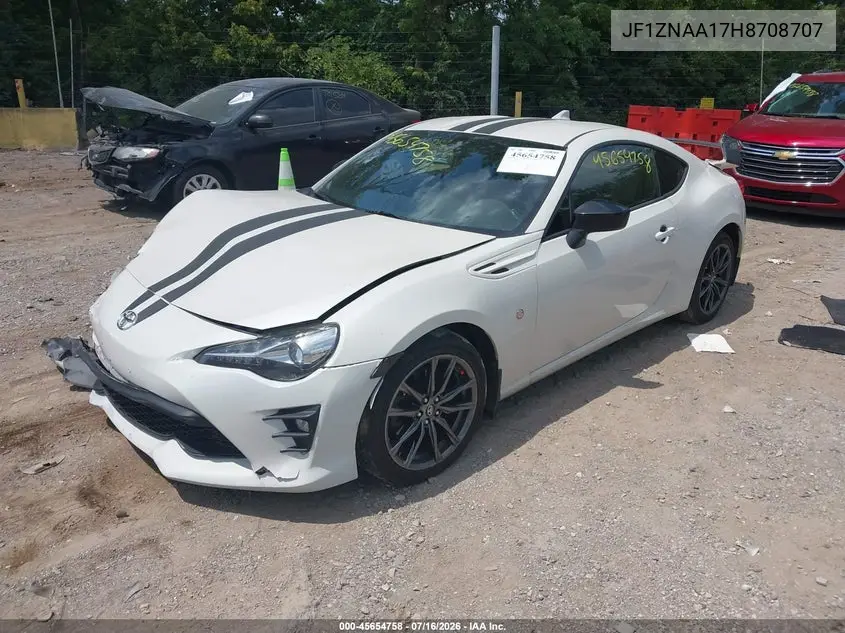 2017 Toyota 86 860 Special Edition VIN: JF1ZNAA17H8708707 Lot: 45654758