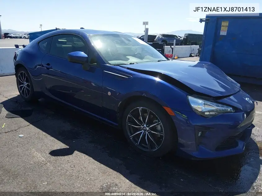 2018 Toyota 86 Gt VIN: JF1ZNAE1XJ8701413 Lot: 44984314