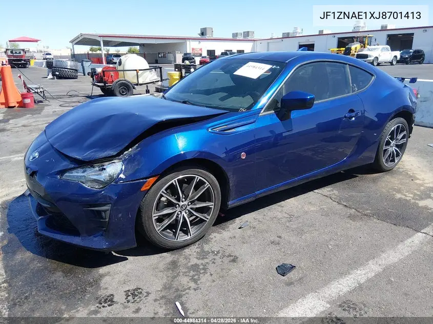 2018 Toyota 86 Gt VIN: JF1ZNAE1XJ8701413 Lot: 44984314