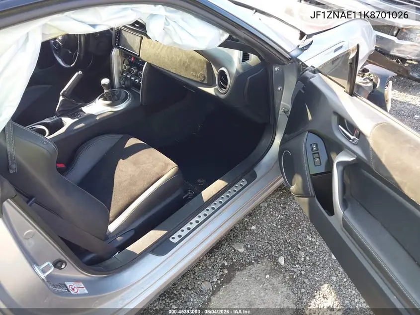 2019 Toyota 86 Gt VIN: JF1ZNAE11K8701026 Lot: 45293003