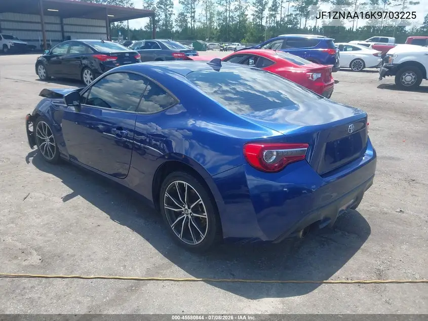 2019 Toyota 86 VIN: JF1ZNAA16K9703225 Lot: 45580844