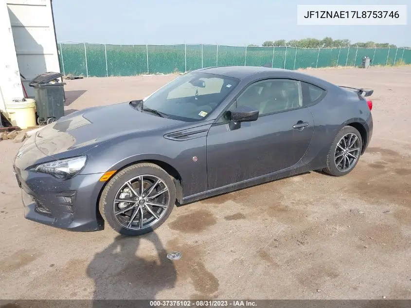 2020 Toyota 86 Gt/Hakone Edition VIN: JF1ZNAE17L8753746 Lot: 37375102