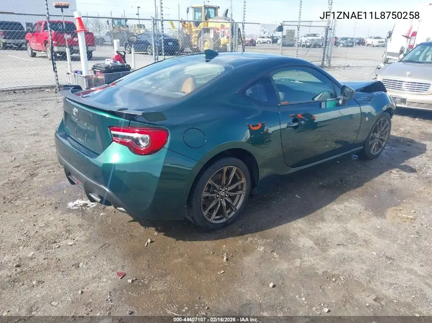 2020 Toyota 86 Hakone Edition VIN: JF1ZNAE11L8750258 Lot: 44407107