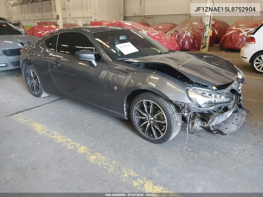 2020 Toyota 86 Gt VIN: JF1ZNAE15L8752904 Lot: 45555996
