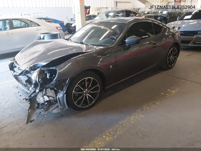 2020 Toyota 86 Gt VIN: JF1ZNAE15L8752904 Lot: 45555996