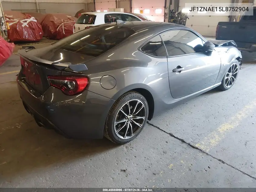 2020 Toyota 86 Gt VIN: JF1ZNAE15L8752904 Lot: 45555996
