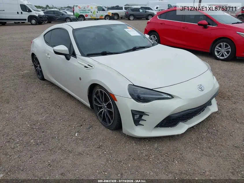 2020 Toyota 86 Gt VIN: JF1ZNAE1XL8753711 Lot: 45637439