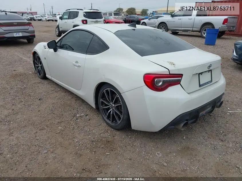 2020 Toyota 86 Gt VIN: JF1ZNAE1XL8753711 Lot: 45637439