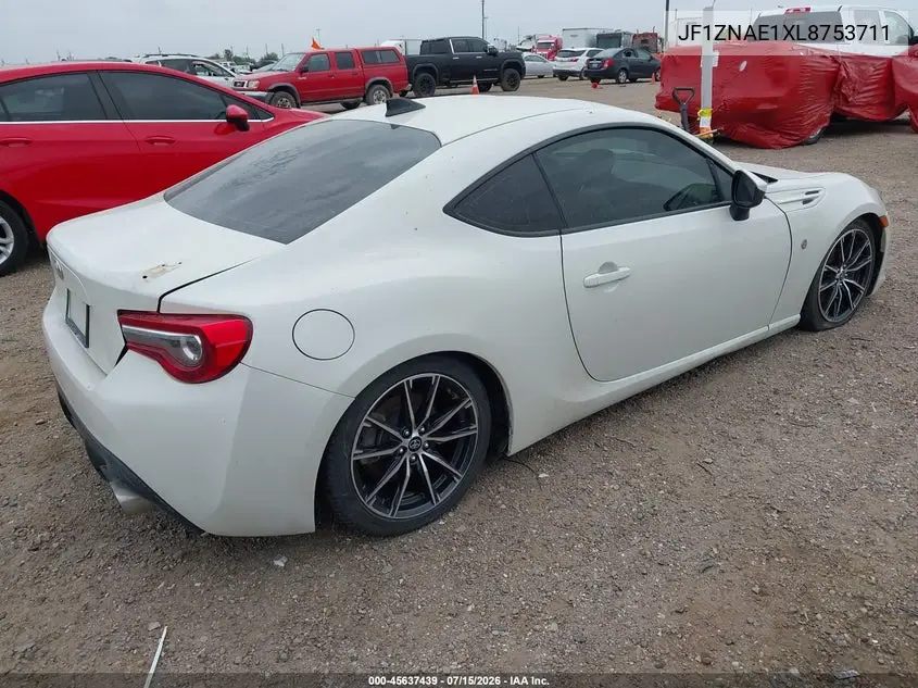 2020 Toyota 86 Gt VIN: JF1ZNAE1XL8753711 Lot: 45637439