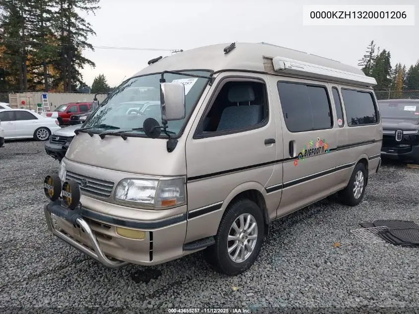 0000KZH1320001206 1996 Toyota Hiace