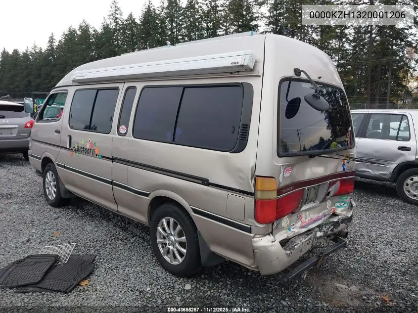 0000KZH1320001206 1996 Toyota Hiace