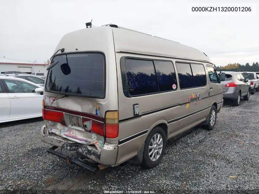 0000KZH1320001206 1996 Toyota Hiace