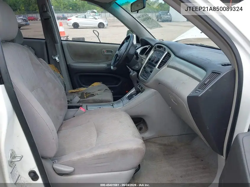 JTEEP21A850089324 2005 Toyota Highlander V6