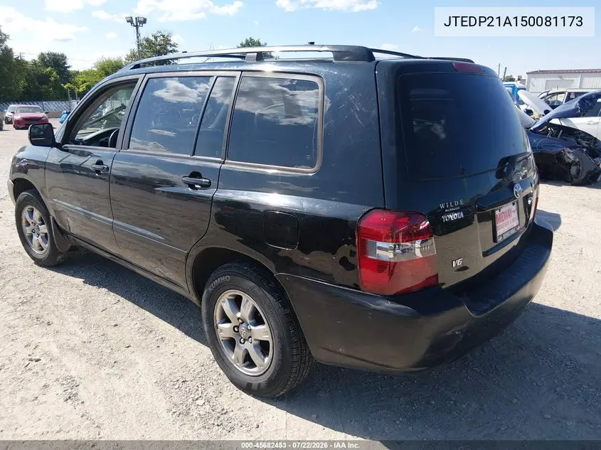 JTEDP21A150081173 2005 Toyota Highlander V6