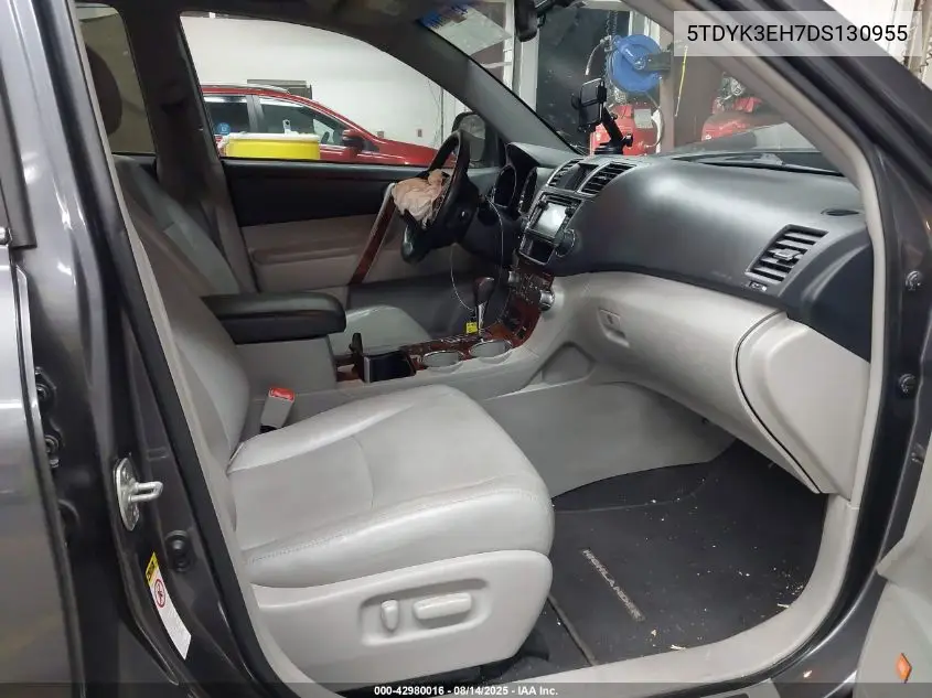 5TDYK3EH7DS130955 2013 Toyota Highlander Limited V6