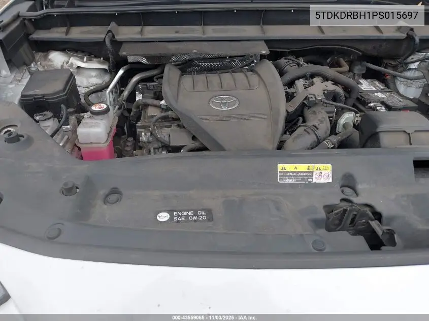5TDKDRBH1PS015697 2023 Toyota Highlander Xse