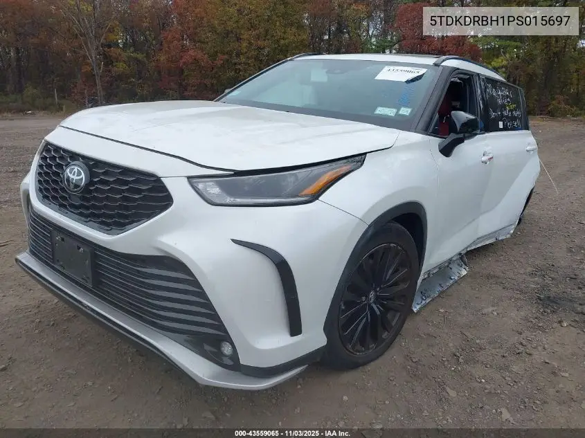 5TDKDRBH1PS015697 2023 Toyota Highlander Xse