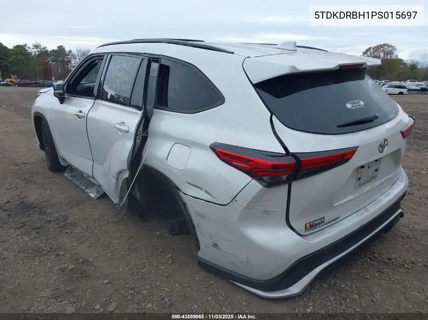 5TDKDRBH1PS015697 2023 Toyota Highlander Xse