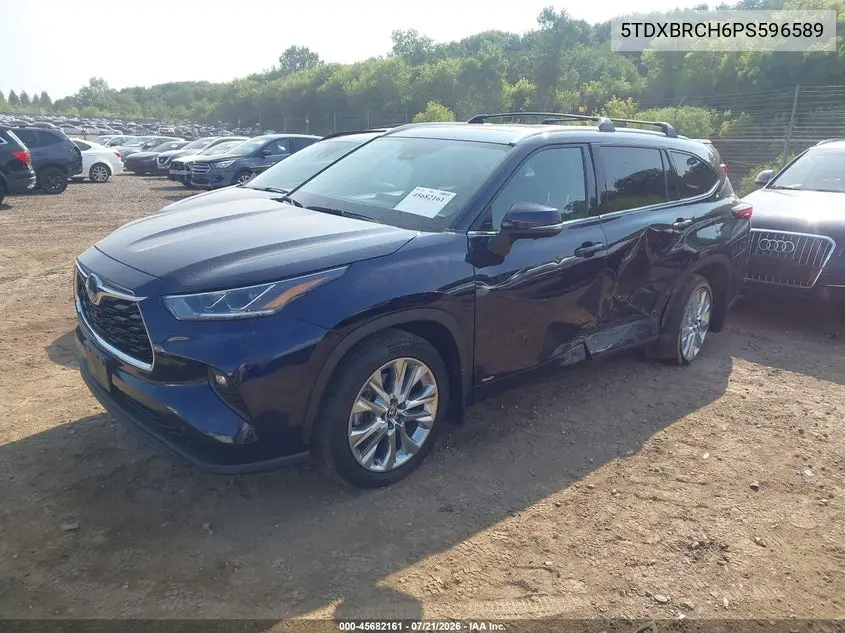 2023 Toyota Highlander Hybrid Limited VIN: 5TDXBRCH6PS596589 Lot: 45682161