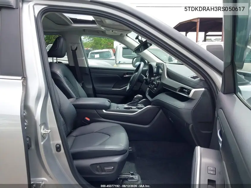2024 Toyota Highlander Xle VIN: 5TDKDRAH3RS050617 Lot: 45377192