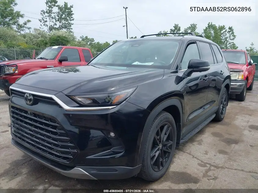 2024 Toyota Grand Highlander Platinum VIN: 5TDAAAB52RS062896 Lot: 45680405