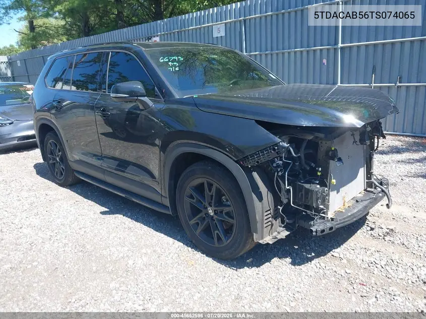 2026 Toyota Grand Highlander Hybrid Nightshade Edition VIN: 5TDACAB56TS074065 Lot: 45662596
