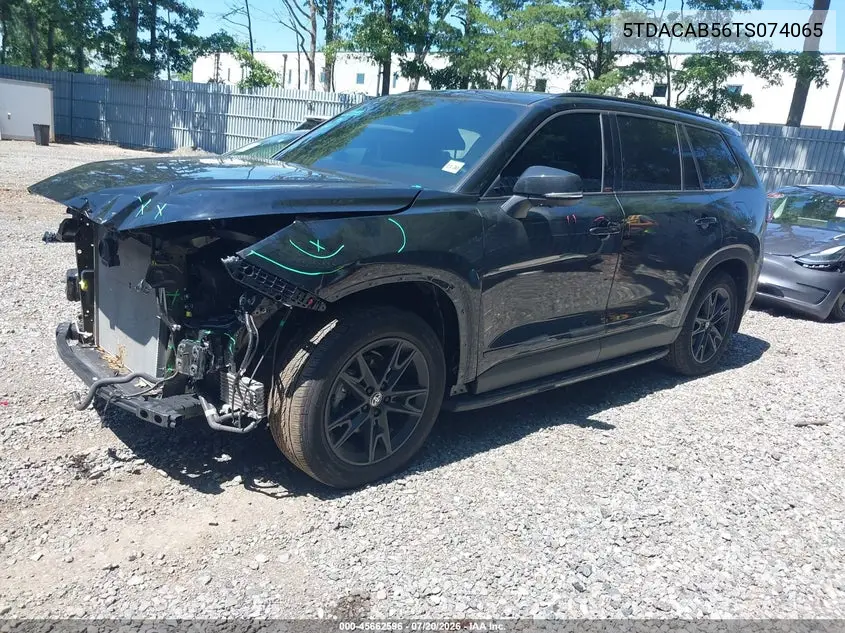 2026 Toyota Grand Highlander Hybrid Nightshade Edition VIN: 5TDACAB56TS074065 Lot: 45662596