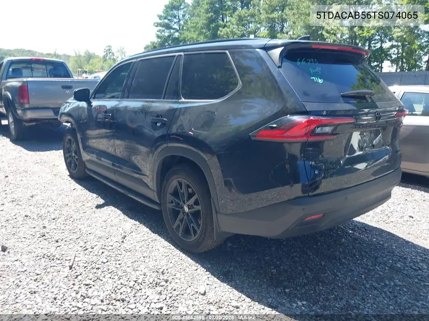 2026 Toyota Grand Highlander Hybrid Nightshade Edition VIN: 5TDACAB56TS074065 Lot: 45662596