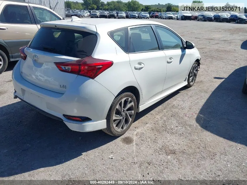 2016 Scion Im VIN: JTNKARJE9GJ520671 Lot: 40292449