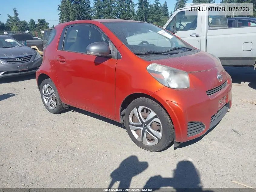 2013 Scion Iq VIN: JTNJJXB07DJ025223 Lot: 43224676