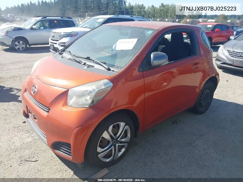 2013 Scion Iq VIN: JTNJJXB07DJ025223 Lot: 43224676