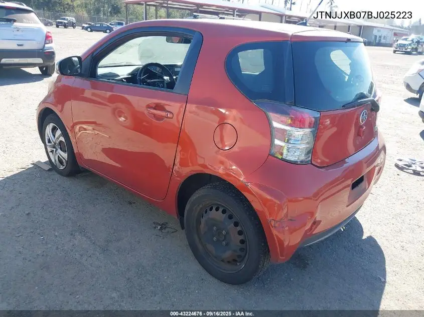 2013 Scion Iq VIN: JTNJJXB07DJ025223 Lot: 43224676