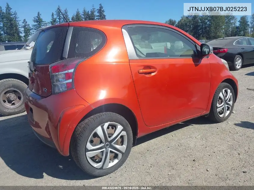 2013 Scion Iq VIN: JTNJJXB07DJ025223 Lot: 43224676