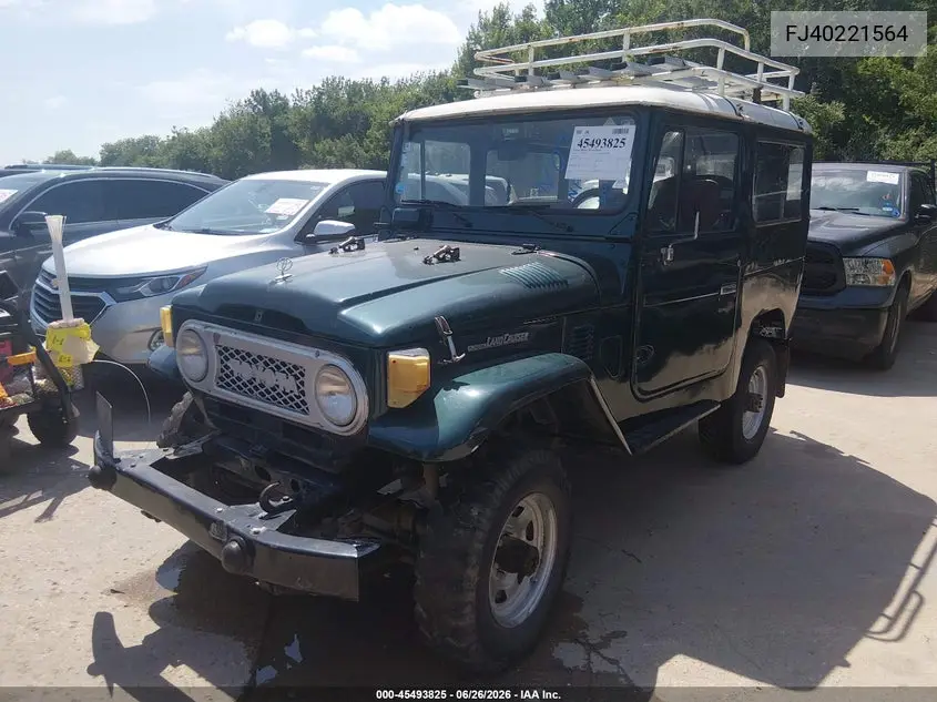 1976 Toyota Land Cruiser VIN: FJ40221564 Lot: 45493825