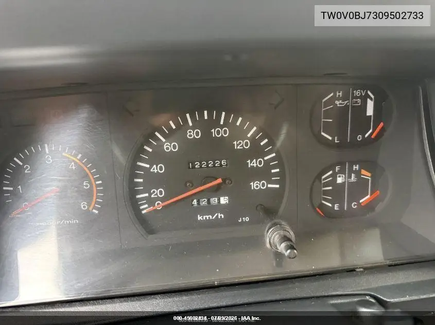 1989 Toyota Landcruiser VIN: TW0V0BJ7309502733 Lot: 45602434
