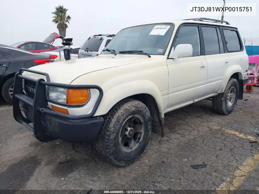 1993 Toyota Land Cruiser Dj81 VIN: JT3DJ81WXP0015751 Lot: 44056093