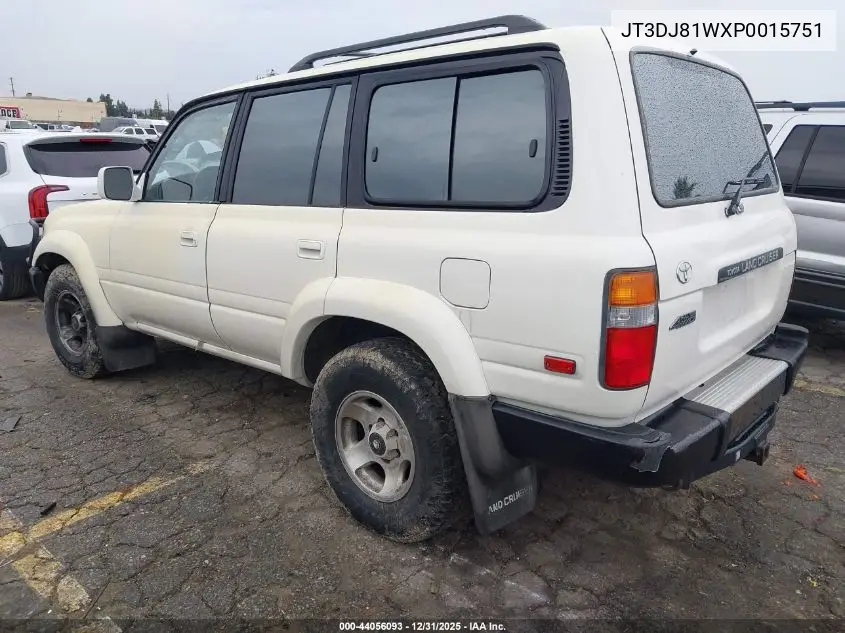 1993 Toyota Land Cruiser Dj81 VIN: JT3DJ81WXP0015751 Lot: 44056093