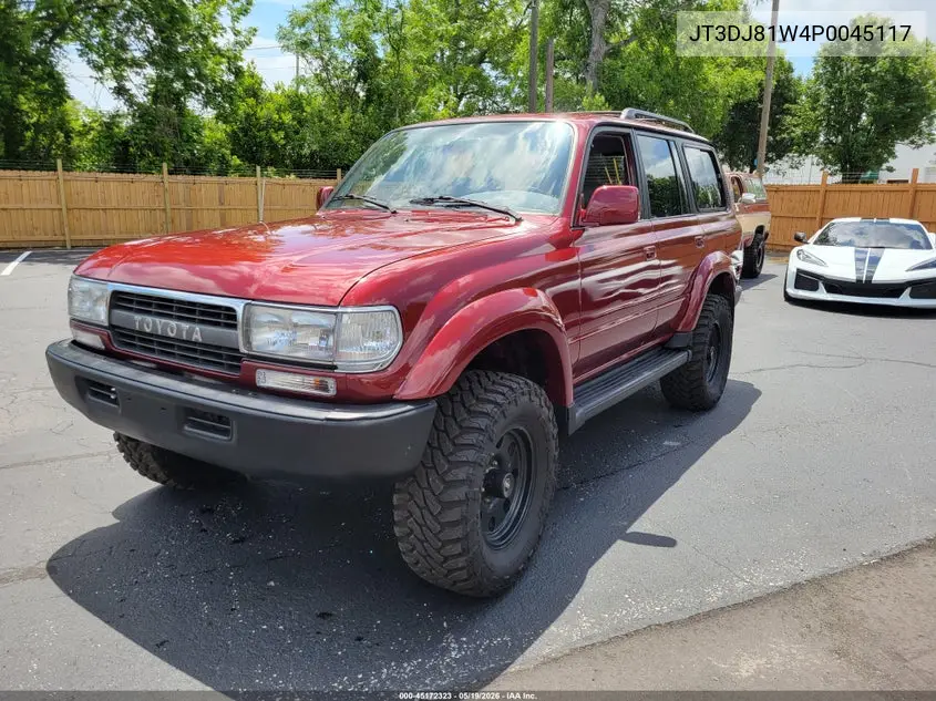 1993 Toyota Land Cruiser Dj81 VIN: JT3DJ81W4P0045117 Lot: 45172323