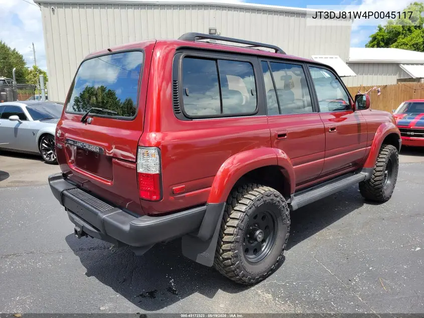 1993 Toyota Land Cruiser Dj81 VIN: JT3DJ81W4P0045117 Lot: 45172323