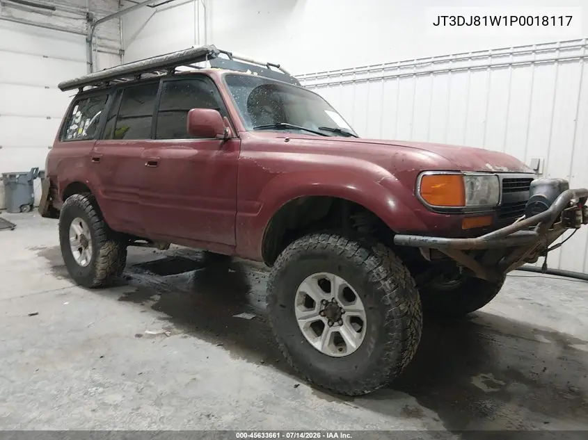 1993 Toyota Land Cruiser Dj81 VIN: JT3DJ81W1P0018117 Lot: 45633661